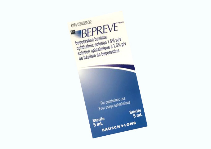 Bepreve Eye Drop Bottle